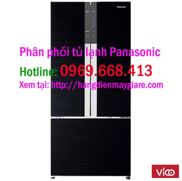 Tủ lạnh Panasonic NRCY558GKV2 491 lít 3 cửa Inverter