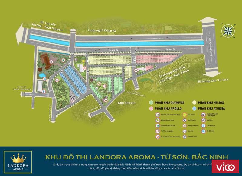 LANDORA AROMA KHU ĐÔ THỊ KIỂU MỚI