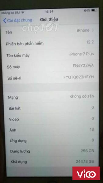 Cần tiền nên bán ip7 plus 256gb