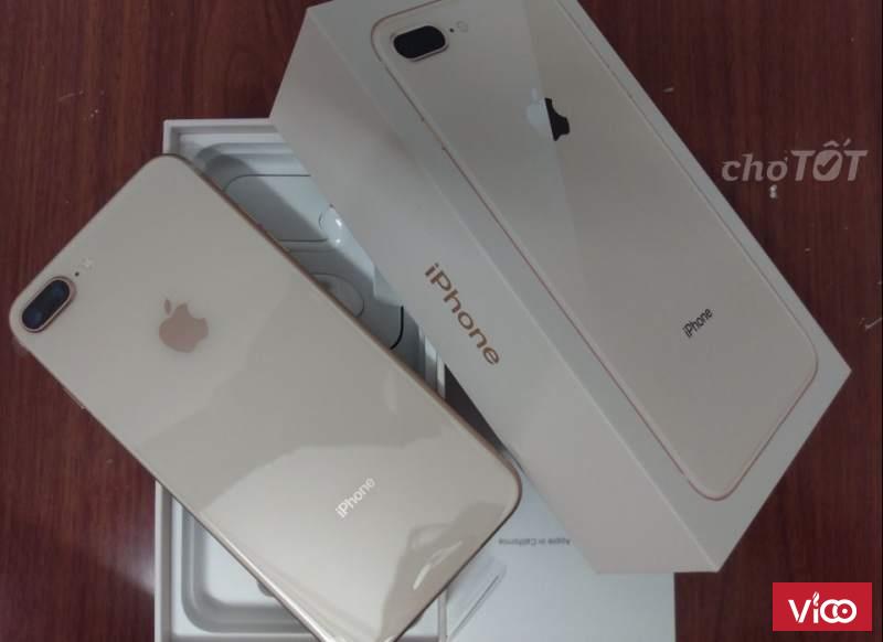 Iphone 8 plus vàng 64gb vna dùng chưa đc 1 tháng