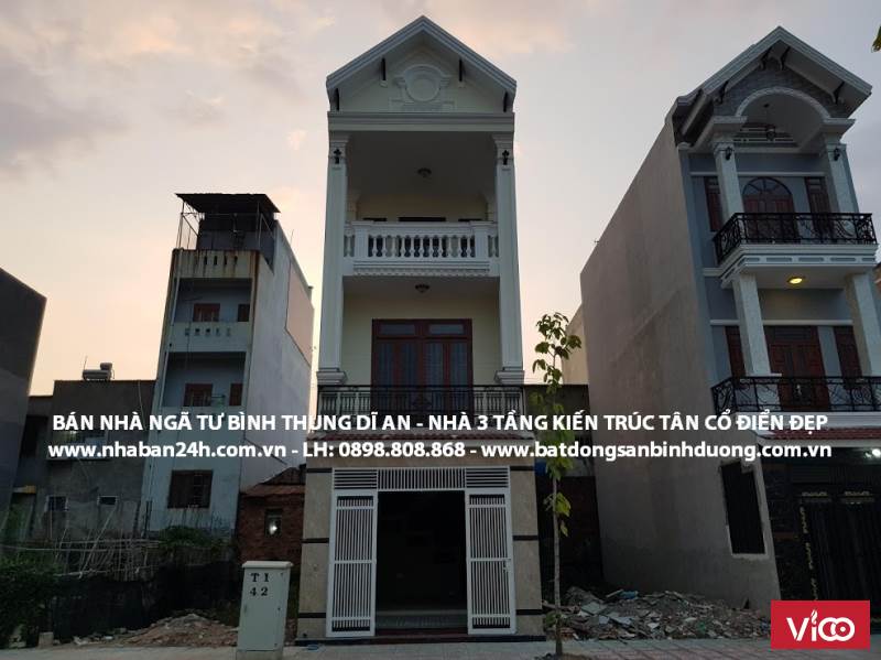 Bán nhà ngã tư Bình Thung Nhà khu phố Nội Hóa 2, Bình An, Dĩ An