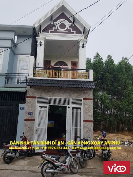 Bán nhà phường Tân Bình DT 4 X 16m, sau nhà máy nước Dĩ An