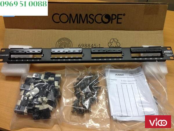 Patch panel 24 port cat5e,Patch panel 24 port cat6e commscope