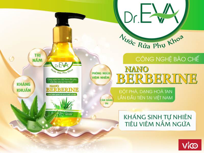 NƯỚC RỬA PHỤ KHOA CAO CẤP DR.EVA TRỊ VIÊM NẤM NGỨA