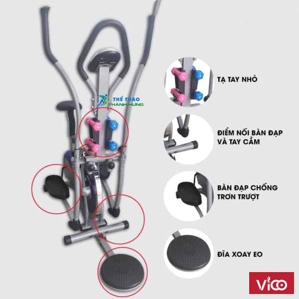Xe Đạp Tập Thể Dục Đa Năng K2085