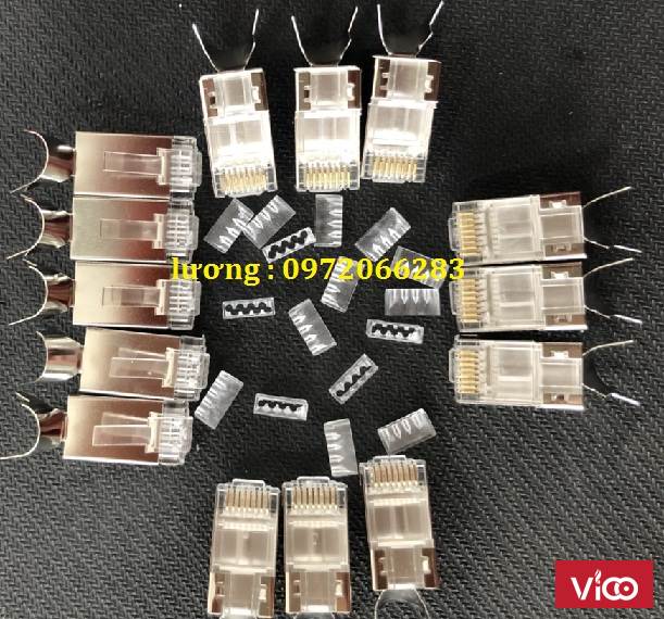 Hạt mạng Cat7 Cat6A chống nhiễu FTP