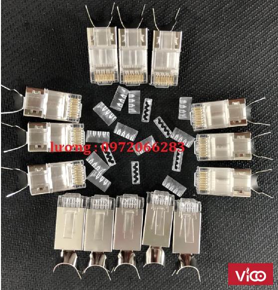 Hạt mạng Cat7 Cat6A chống nhiễu FTP