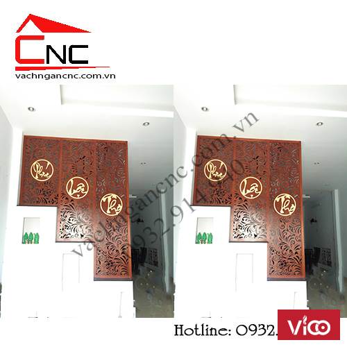 Bí quyết trang trí cầu thang bằng vách ngăn cầu thang đẹp cnc