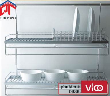 Phụ kiện inox Rổ chén, dĩa inox tiện lợi dành cho tủ bếp