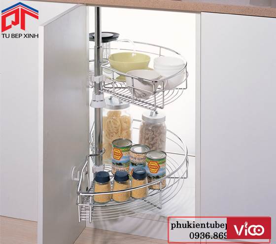 Sắp xếp không gian bếp thông minh với phụ kiện bếp tại Tủ Bếp Xinh