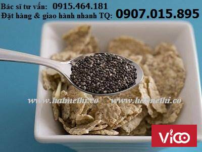 HẠT CHIA giúp mịn da, khỏe tóc, dáng thon, tăng cường sức khỏe