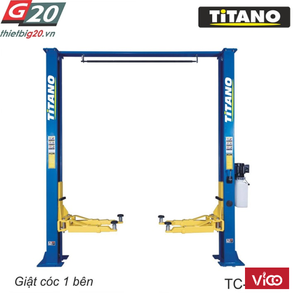 Cầu nâng 2 trụ Titano ô tô giá tốt