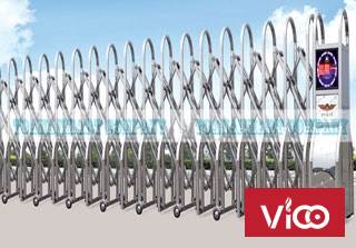 Cổng xếp inox giá rẻ P10