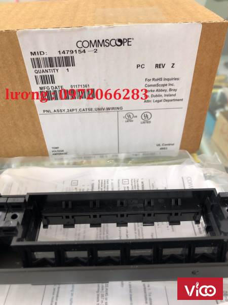 Patch panel 24 port Cat5e COMMSCOPE P/N 14791542