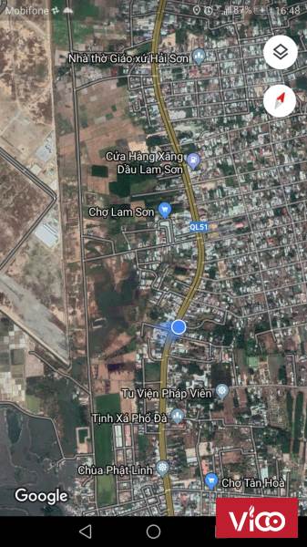 22x90 mặt tiền 51 300 thổ cư 550 tr 1 met