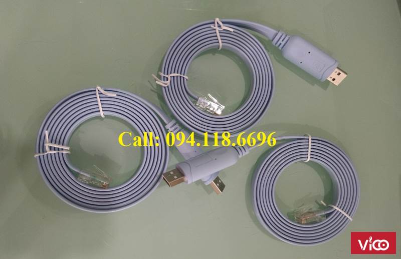 Cáp lập trình cisco console USB to RJ45 Cable