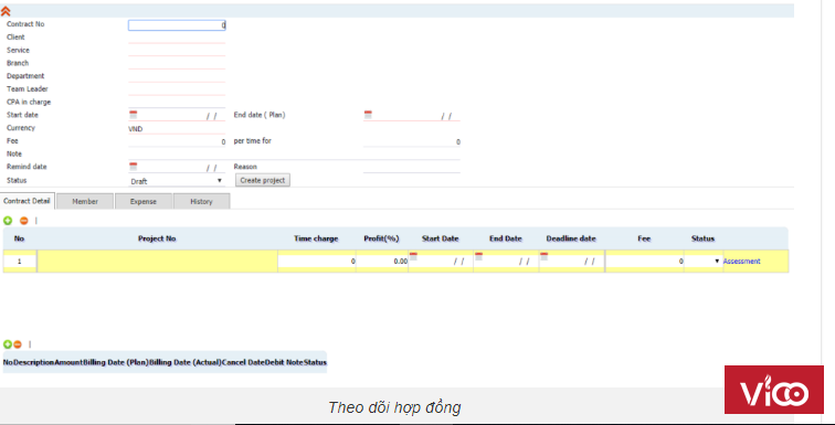Chức năng phần mềm quản lý dự án