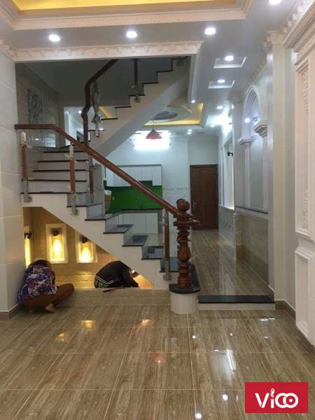 Bán Nhà phố hoàn thiện 1.6 tỷ Bình Chánh, Long An 100m2