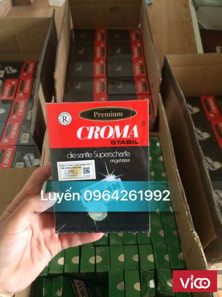 Hộp 200 lưỡi lam Croma Premium