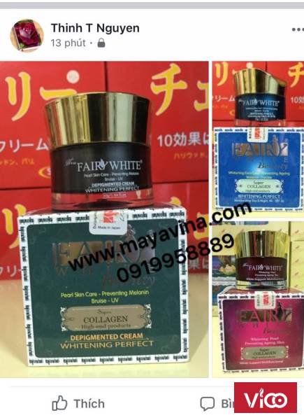 Kem Trị Nám Chống Lão Hóa FAIRY WHITE