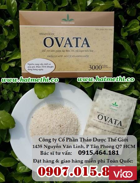 Vỏ hạt mã đề OVATA phòng ngừa và điều trị táo bón, trĩ