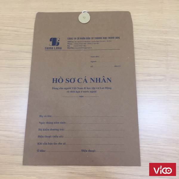 Địa chỉ chuyên nhận in, thiết kế các loại túi hồ sơ giá rẻ tại xưởng, in chất lượng