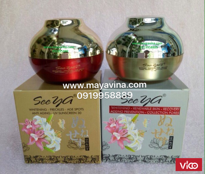 Kem SEEYA Huyết Yến Ngọc Trai trị mụn nám, tàn nhang,chống lão hÓA