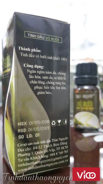 Tinh dầu vỏ bưởi nguyên chất 100% tự nhiên (Tinh dầu Thảo Nguyên)