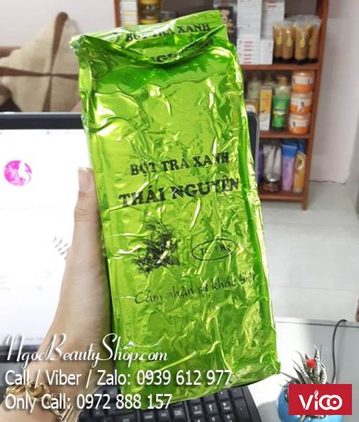 Bột trà xanh Thái Nguyên nguyên chất 100%