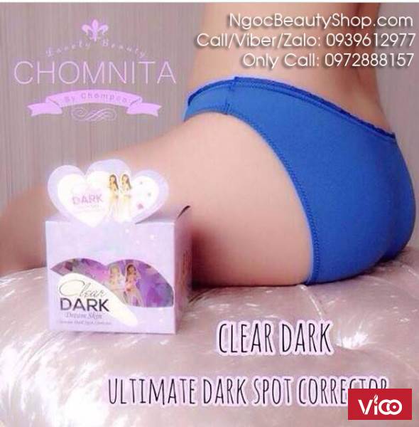 Kem Clear Dark trị thâm mông, nách, khuỷu tay, đầu gối