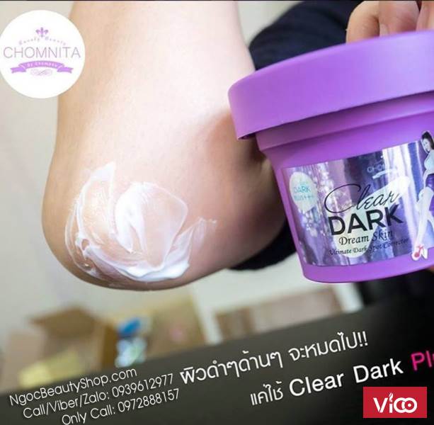 Kem Clear Dark trị thâm mông, nách, khuỷu tay, đầu gối