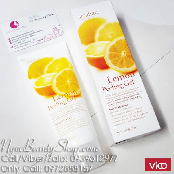 Gel tẩy tế bào chết Arrahan Brightening Peeling Gel cho mặt và toàn thân