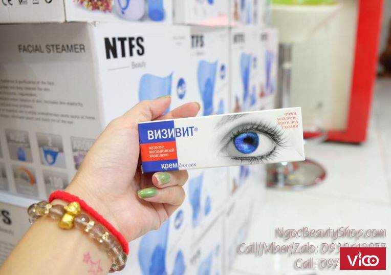 Gel trị thâm quầng và bọng mắt Nga Kapem