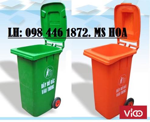 Địa chỉ cung cấp thùng rác 240 lít giá sỉ lẻ