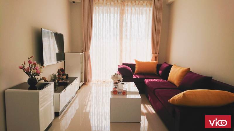 golden mansion cho thuê full nội thất căn 2 phòng ngủ 75m2, tầng cao view thoáng, chỉ 17tr/th