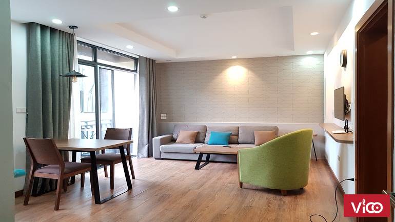 ID 667 Cho thuê căn hộ Tây Hồ, 55m2, 1PN, ban công, mới hiện đại