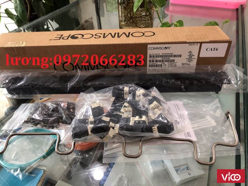 Patch panel 24 port CAT6 COMMSCOPE P/N 13750142