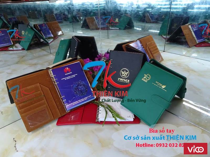 Cơ sở chuyên gia công may sổ bìa da cao cấp tại TPHCM,