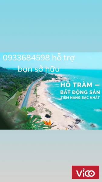 Phước Hải Ocean 1. Liền kề Hồ Tràm, Sây Bay Lộc An Đất Đỏ BR VT. LH 0933 68 45 98
