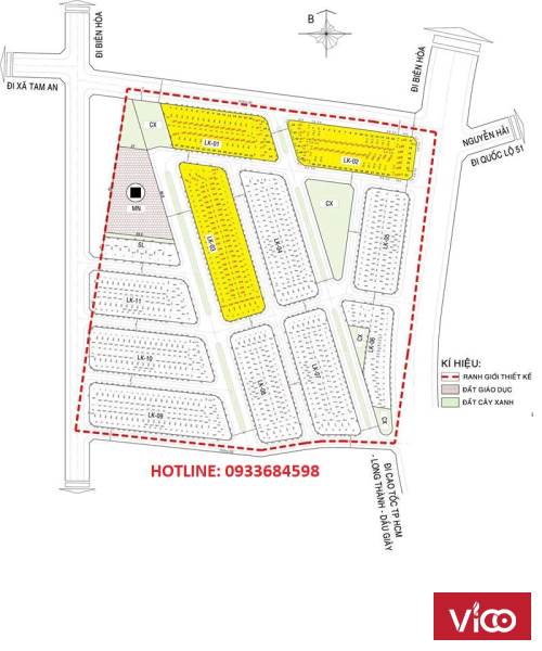 BÁN ĐẤT NỀN DỰ ÁN ECO TOWN GĐ CUỐI CK 5% GẦN SÂN BAY LONG THÀNH 0933684598 BAO MỌI THUẾ PHÍ