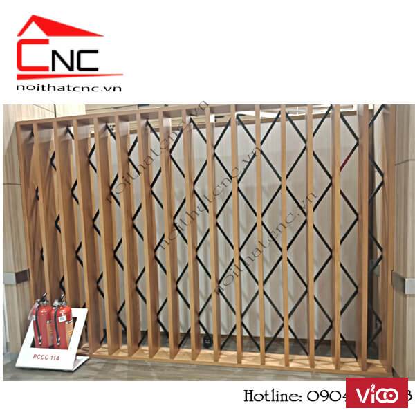 Mẫu lam gỗ trang trí phòng khách đẹp được yêu thích 2019