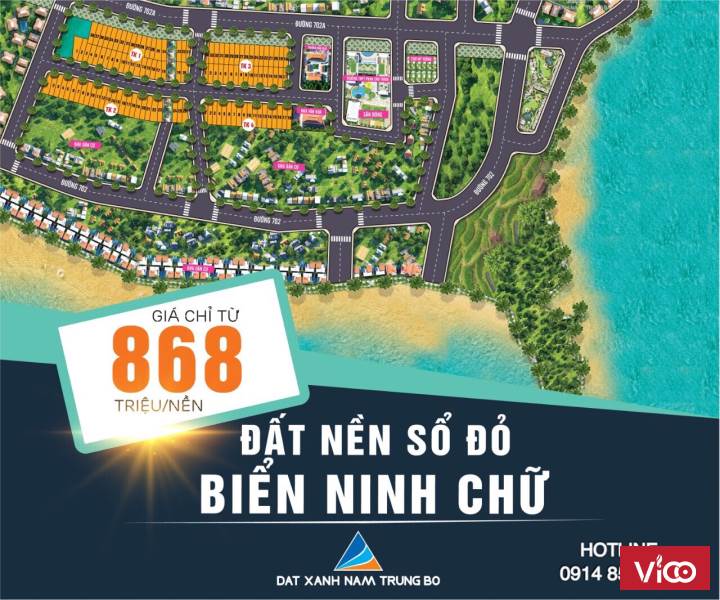 Cơn sốt đất nền tại Ninh Thuận 2019, nhanh tay chọn lô đẹp nhất dự án sắp mở bán Ninh Chữ Sea Gate