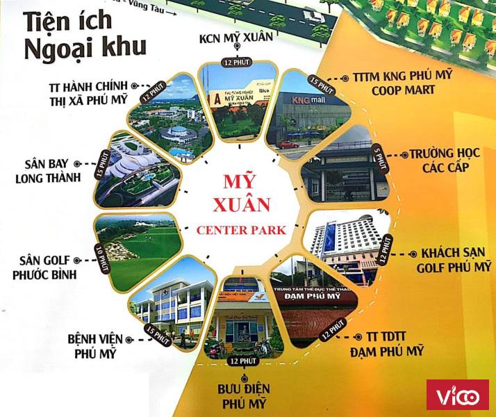 Bán Đất sổ đỏ, Mặt Tiền đường Tập Đoàn 7, giáp KCN Mỹ Xuân, SHR. LH 0868526800 ( Việt )