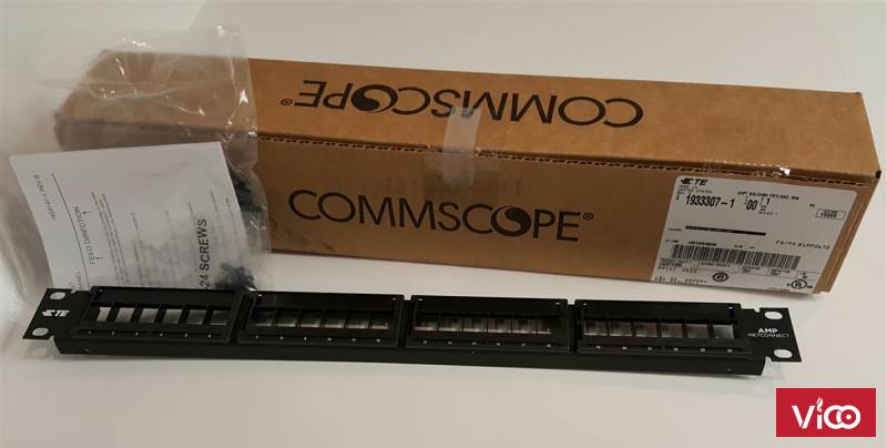 Patch panel 24 port CAT5E COMMSCOPE