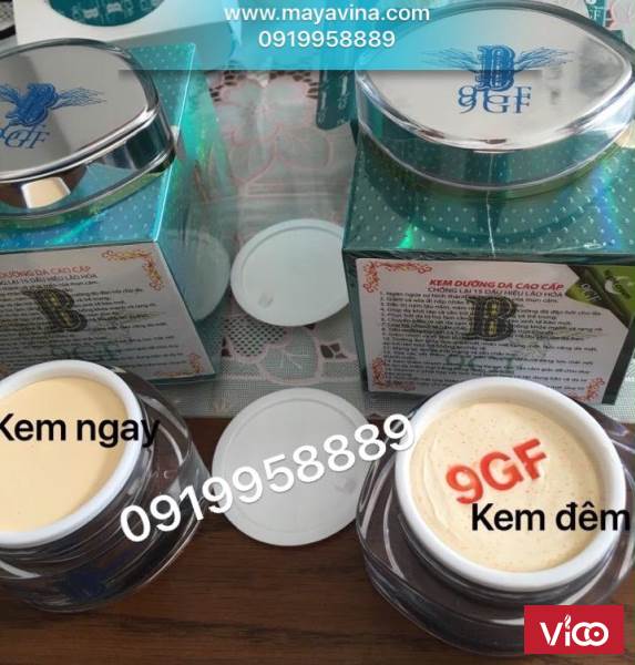 Kem 9GF (KEM LỎNG VÀ KEM ĐẶC) Cao cấp Chống Lại 15 Dấu Hiệu Lão Hóa400000vnđ