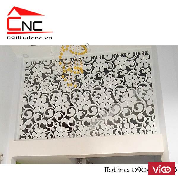 Mẫu vách ngăn phòng khách với bếp đẹp được yêu thích 2019