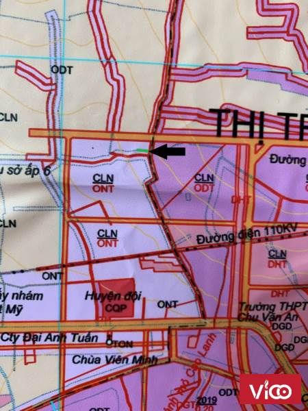 Bán đất thị trấn Chơn Thành Bình Phước đường Ngô Đức Kế, giá 550 triệu