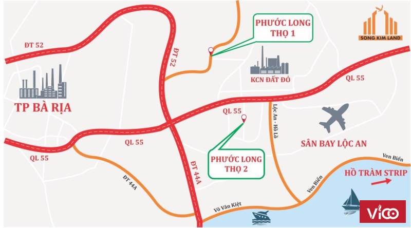 Giá rẻ bất ngờ chỉ có 650 tr/nền, ngay cổng KCN Đất Đỏ, huyện đất đỏ, Bà rịa Vũng tàu