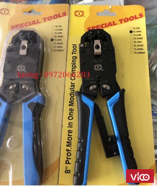 KÌM MẠNG TL200R bấm 10 chân 8P/10P RJ11RJ12RJ45RJ48