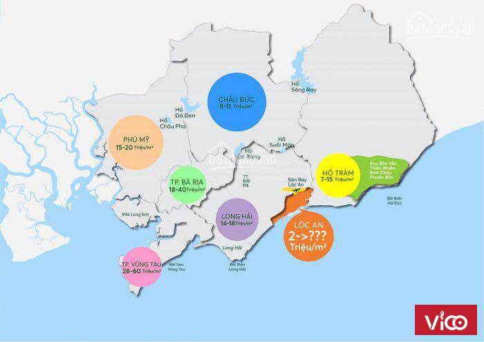 bán đất gần sân bay hồ tràm bà rịa